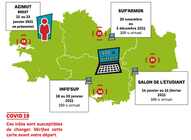 Dates des salons en Bretagne Dates des salons en Bretagne