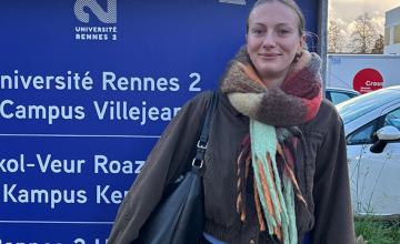 Margaux est étudiante à l'université de Rennes 2.