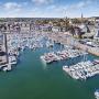 Vue aérienne du port de Paimpol (22)