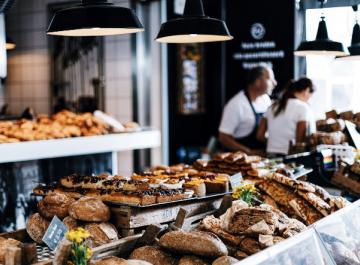 Intérieur d'une boulangerie