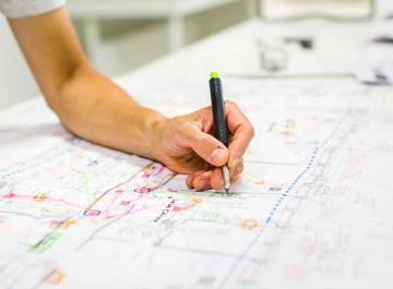 Travail sur plan