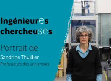 Portrait de Sandrine Thuillier, professeure des universités en mécanique