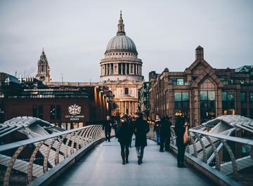 Le Millenium bridge à Londres