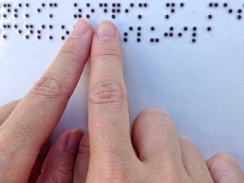 Ecriture en braille