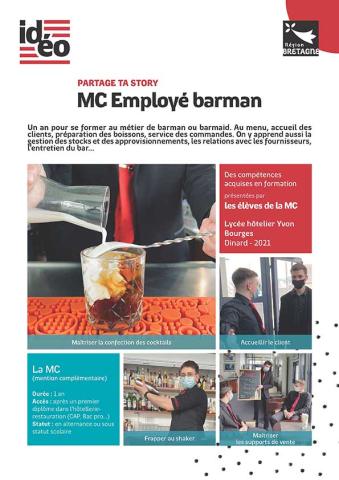 Visuel de la fiche MC employé barman