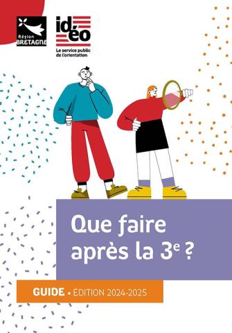 Une du guide &quot;Que faire après la 3e ?&quot;, édition 2024-2025