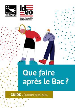 Couverture du guide &quot;Que faire après le bac?&quot; édition 2025-2026