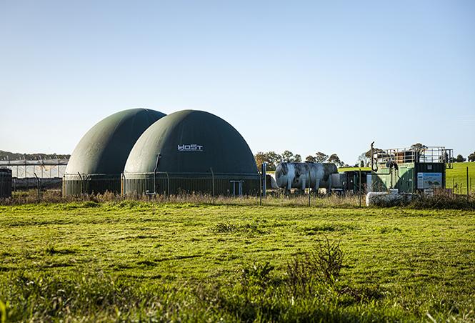 Unité de méthanisation dans l&#039;exploitation agricole Ar Kouerien à Pipriac (35)