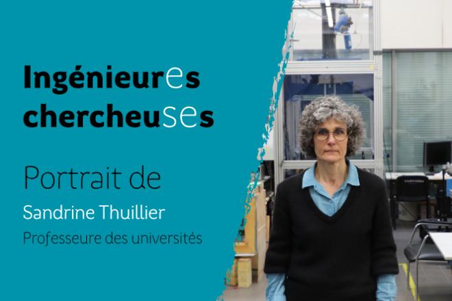 Portrait de Sandrine Thuillier, professeure des universités en mécanique