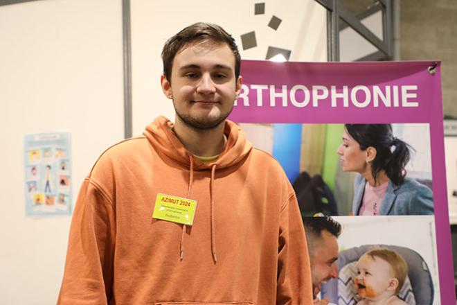 Elouan est étudiant en école d&#039;orthophonie.