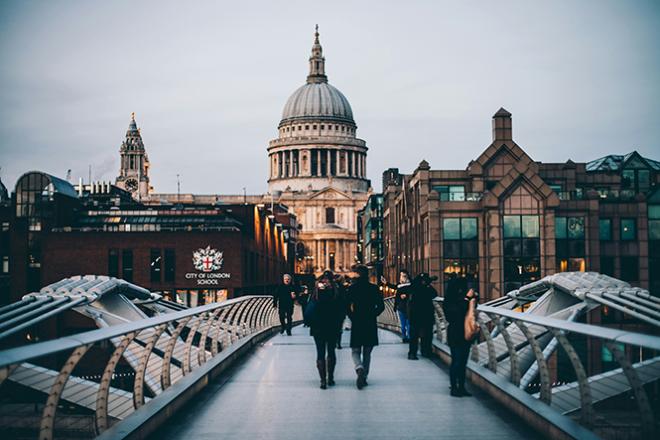 Le Millenium bridge à Londres