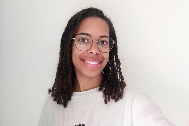 Portrait de Morgane, étudiante en histoire de l&#039;art