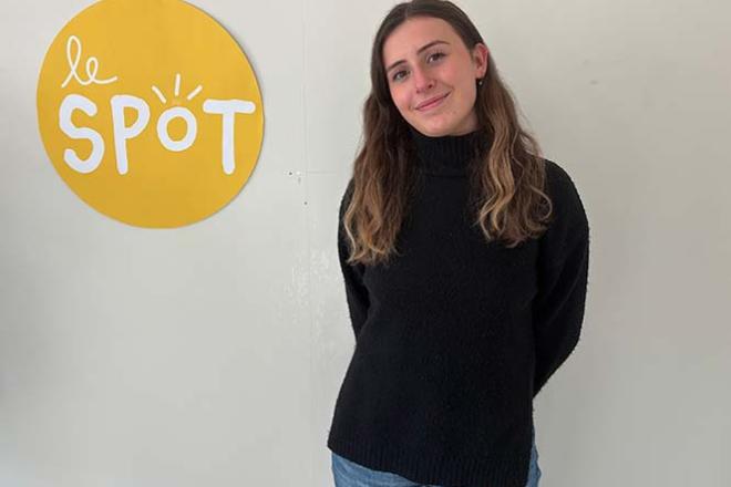 Amandine est étudiante à l'université Bretagne Sud.